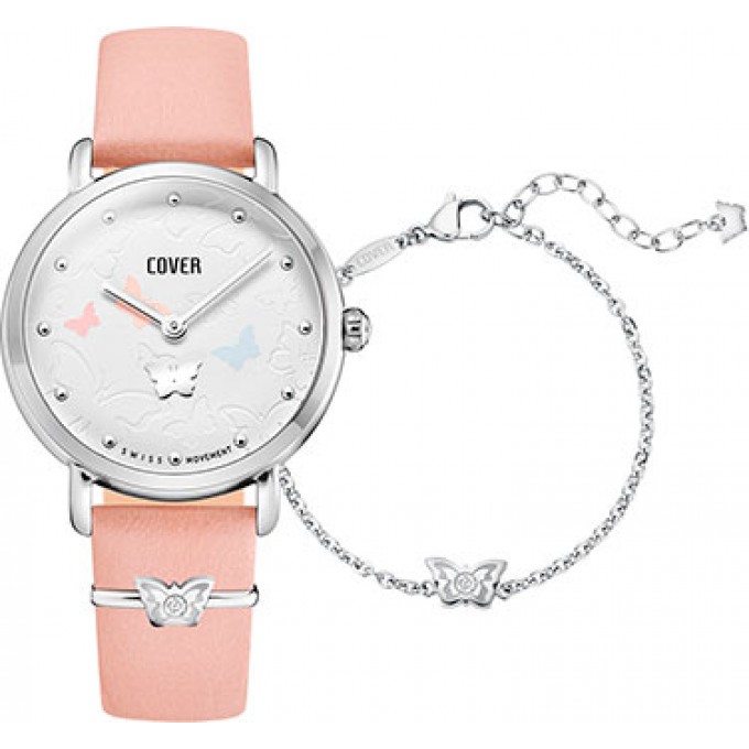 Швейцарские наручные женские часы COVER CO1001.01. Коллекция Crazy Seconds W228464