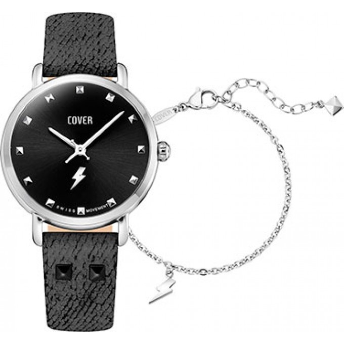 Швейцарские наручные женские часы COVER CO1007.02. Коллекция Crazy Seconds W228482